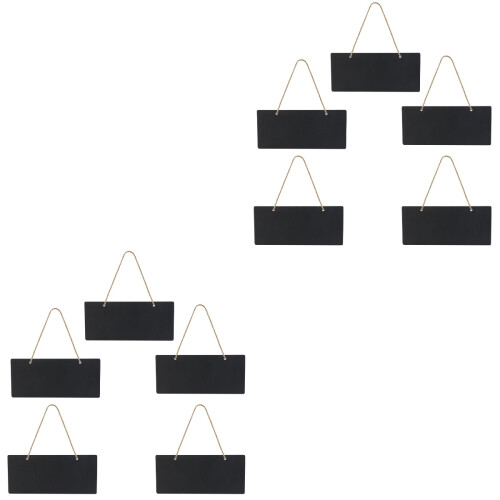 10Pcs Black Mini Blackboard Message Boards for Kids Crafts 1