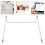 2Pcs Simple Metal Laptop Stand for Desk Silver Computer Holder Riser 10
