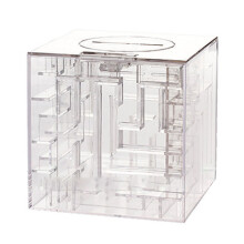 Transparent Puzzle Box Creative Birthday Christmas Gift Ideas Money Holder Maze Puzzle Sharpen Your Mind Endless Fun Multi Purpose Gift Suitable For