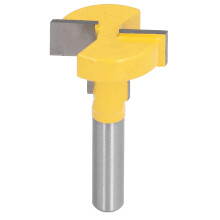 Precise Cutouts Keyhole Router Bits With Extensive Compatibility, Carbide Tipped Edge Shank Bit Set For Planing Trimming And Grooving Projects