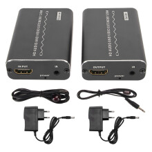 Extensor HDMI 1080P inalámbrico con control remoto IR, copia EDID, Plug and Play para aplicaciones multiescena, transmisión de largo alcance.