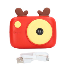 Speelgoedcamera voor kinderen met MP3-speler, direct printen, HD-foto's en video-opname, instelbare printdichtheid, timelapse en continu-opnamen.
