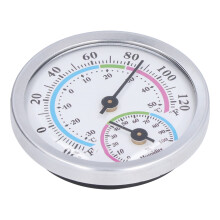 Leicht ablesbares Mini-Analogthermometer, keine Batterie erforderlich, 2-in-1-Temperatur- und Feuchtigkeitsmesser, Innenthermometer und Hygrometer,