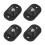 12PCS Self-Adhesive Mini Caster 2.8x4.5cm Black 16
