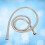 3Pcs Shower Hose Stainless Steel Flexible Braided Silver Replacement 10
