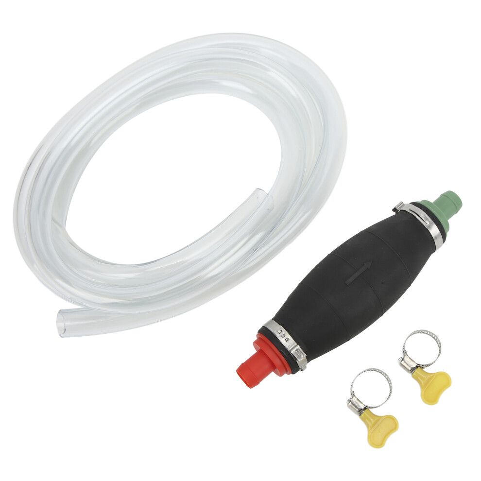 Prevent Liquid Backflow Siphon Pump Manual Gasoline Oil Water Fuel Transfer Pump Portable Suction Pump With Durable Rubber Hose Wide Applications 9551475362069