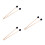 6Pcs Black Wool Felt Head Drum Mallets Durable Bamboo Bass Drum Sticks 7