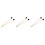 6Pcs Black Wool Felt Head Drum Mallets Durable Bamboo Bass Drum Sticks 8