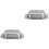 2Pcs Kitchen Silver Butter Storage Plate Stainless Steel 4