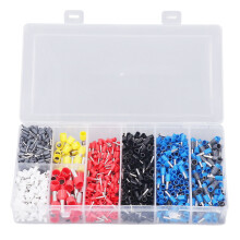 Kit de cosses à sertir en cuivre de haute qualité, ignifugées et isolées, avec embouts de câble isolés et multifonctions.