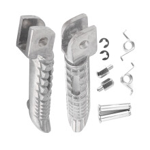 Set di staffe per poggiapiedi per moto Suzuki GSXR, poggiapiedi anteriori in lega di alluminio resistente, pedali anteriori per moto, destro e