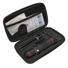 HD Telephoto Zoom Lens for iPhone Android Smartphones, Universal Clip On22X Magnification Phone Camera Lens Kit with Fisheye CPL Macro Wide Angle