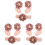 3Ensembles Bébé Roses Bandeaux Fleurs Pour - 2