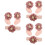 3Ensembles Bébé Roses Bandeaux Fleurs Pour - 6
