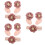 3Ensembles Bébé Roses Bandeaux Fleurs Pour - 7