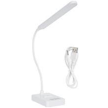 Touch Dimmer LED Table Lamp Eye Protection Flexible Gooseneck USB Charging Port Rechargeable Fold Compact Brightness And Color Temperature Adjustable
