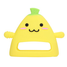 Non Toxic Baby Teether For Gum Massage, Food Grade Silicone Teething Toy With Ergonomic Handles That Encourage Motor Skills And Sensory Growth