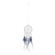 Wall Hanging Dream Catcher With Feathers, Car Rearview Mirror Decor Handmade Artistic Sleep With Sweet Dreams And Safe Journey Wishing Symbolic Gift