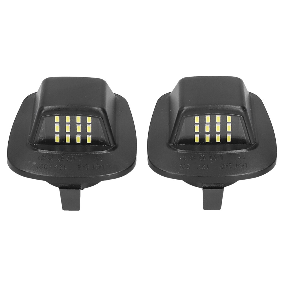Vehicle License Plate Lamp Led Chip Bright Long Life Energy Saving Plug In Waterproof Anti Shaking For Commercial Transport Marine Use White 9159805496158