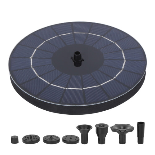 Durable Material Solar Fountain With Anti Clogging Filter And Water Circulation Function For Fish Tank Garden Pond Pool