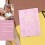 4Pcs Home Use 2023 Planner Pink Personal & Academic Schedule Journal 5