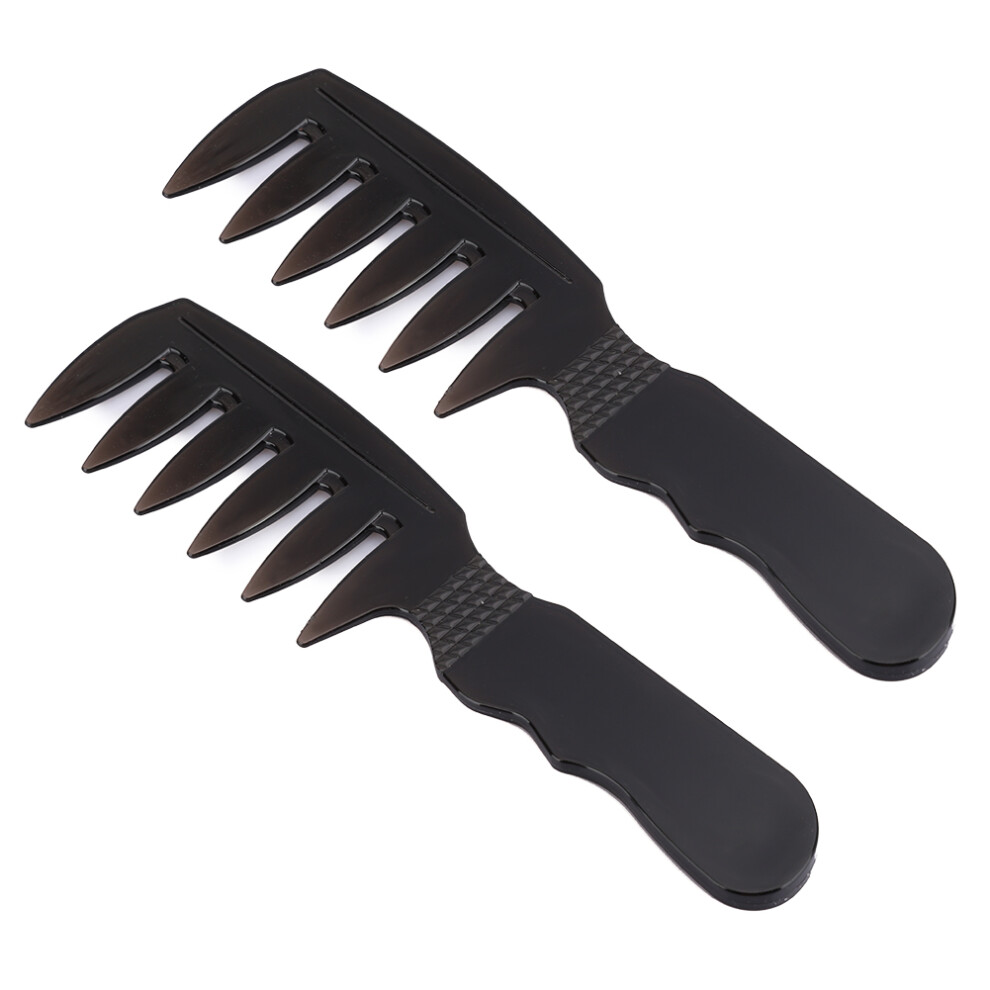 Anti-Static Styling Comb for Men, Pompadour Comb Wide Tooth Wet Pick Hairdressing Tool Professional Shaping Travel-Friendly Texture Design