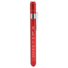 Durable Medical Penlights With Pupil Gauge, Long Life LED Bulb In Aluminum Alloy Body, Easy On Off Switch Penlight With5cm Ruler For Nurses Students