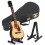 Holz Deko Gitarre 15cm Schwarz 4