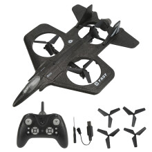 Begynder RC-fly med automatisk stabilisering, EPP-fly med let sprøjtespor, 360 vipbart quadrokopter-jagerflydesign og RC-betjening med gestus
