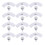 12Pcs Ramadan Cupcake Paper Card Packaging Decorations, 8cm Top Diameter 2