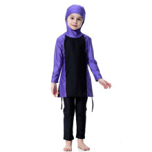 Costumi da bagno modesti per bambini, copertura completa del corpo, costumi da bagno musulmani, protezione solare, tessuto ad asciugatura rapida e
