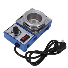 Quickly Melting Tin Soldering Desoldering Bath Lead-Free Solder Pot Electronic Temperature Control Plate Adjustable Temperature Automatic Constant