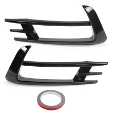 Car Front Spoiler Fog Lamp Eye Lid Front Fog Light Grille Cover Personalize And Upgrade Your Exterior Good Strength And Toughness Easy To Install