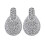 Σκουλαρίκια Pave Crystal Rhinestone με κλιπ, εκλεπτυσμένο σχέδιο, σκουλαρίκια αστερίας από 1