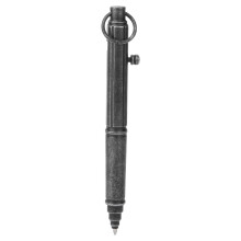Taktické pero s mechanismem Bolt Action, konstrukce z nerezové oceli, rozbíječ skla, kapesní klip, kuličkové pero, doplnitelné, vojenská