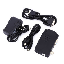 Convertor video imagine, intrare S-Video la ieșire VGA cu ieșire de imagine stabilă și compatibilitate Plug and Play, ușor de instalat, salvare