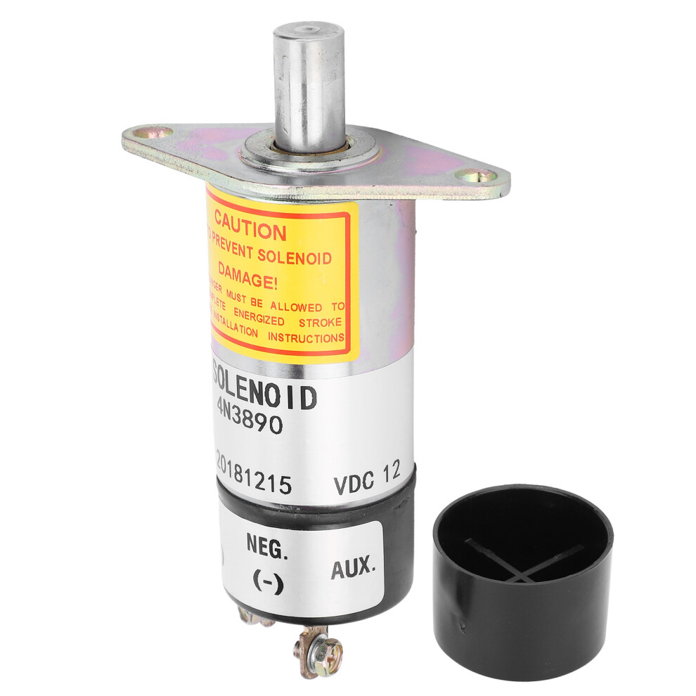 Stable Performance Fuel Shutoff Solenoid Iron Material Construction Engine Protection Flameout Valve Caterpillar Excavator Compatibility Oil Pressure 9448483242752