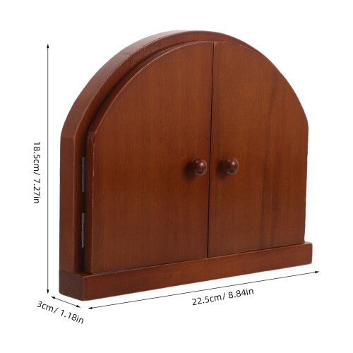 Solid Wood Baby Proof Outlet Cover Plate Dark Brown Switch Guard 1