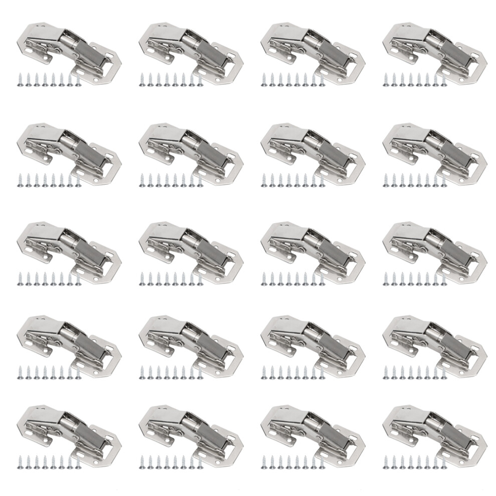Cold Rolled Steel Concealed Cabinet Hinges Hidden Hinges With Cushion Closing Feature Smooth Opening And Closing Motion Nickel Coated Rust Proof 9159805496103