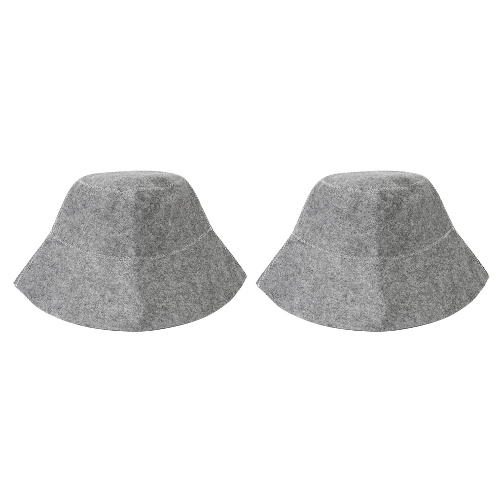 Premium Bath Sauna Hat with Heat Insulation Water Absorbing Felt Material Anti Heat Protection for Steam Room Spa Headwear Air Circulation
