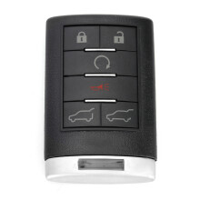 Chiave remota di prossimità intelligente, chiave wireless di ricambio compatibile con Cadillac SRX ATS XTS ELR 2010-2015, completamente pre-testata