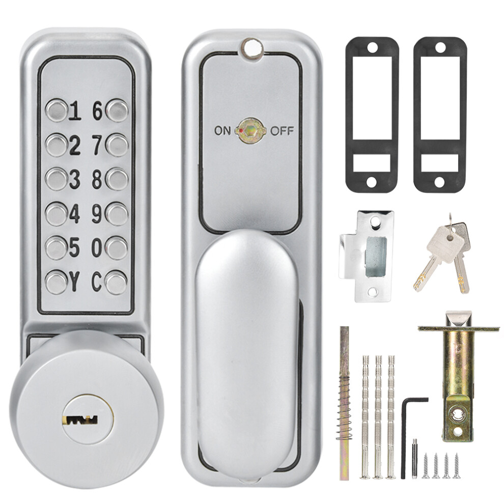 Sensitive Password Keys Mechanical Combination Lock Zinc Alloy Shell Keyless Entry Door Lock With Corrosion Resistance For Office Apartment Storage 9009879118114