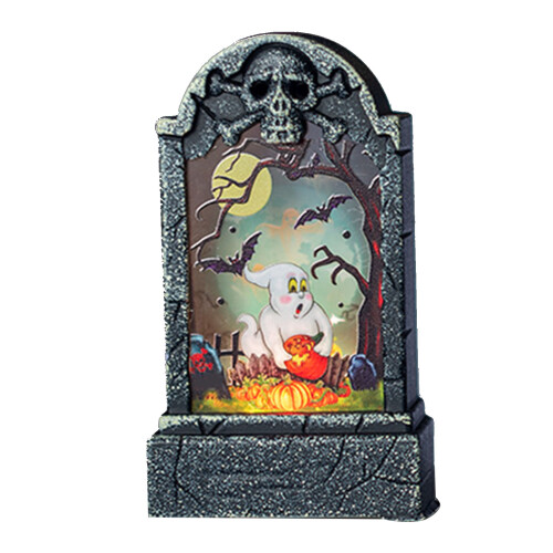 Τρομακτικό Φανάρι για το Halloween με Προβολή, Λειτουργία Χρονοδιακόπτη LED για