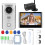 Home Security System With7In TFT LCD Video Door Phone Intercom Systems Two Way Audio Duplex Wireless Intercom Digital Processing Technology 1