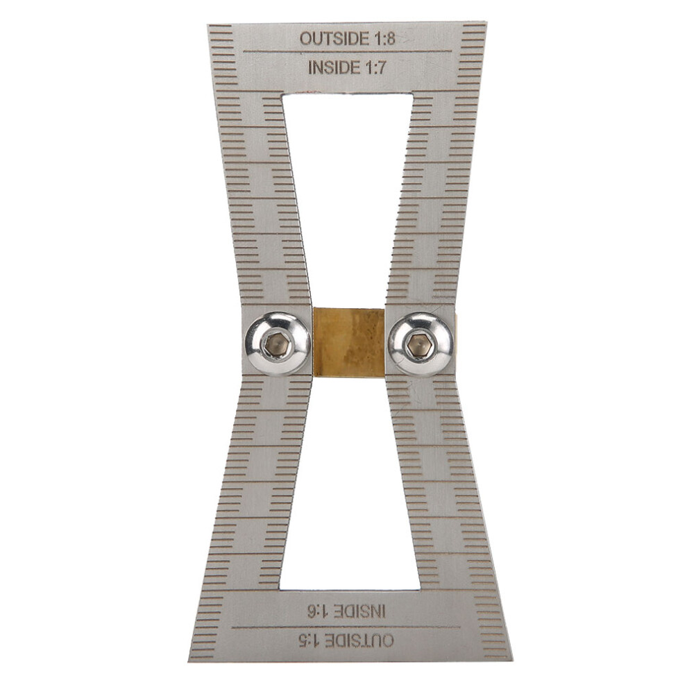 Precise Wood Dovetail Tools Stainless Steel Dovetail Jig Guide Accurate Scale Wide Application Sturdy And Durable For Woodworking Projects Humanized 9009879116431