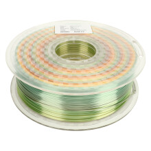 Hedvábný PLA filament, duhový, vícebarevný, rychlá změna barevných přechodů, 1,75 mm, materiál pro 3D tiskárnu, prémiová kvalita,