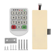 Cabinet Lock With Keypad Number Electronic Code Lock ABS Plastic Zinc Alloy Frame Energy Saving Feature Temporary Or Fixed Password Setup For Sauna