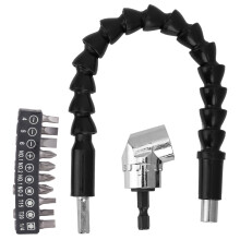 Narrow Space Screwdriver Tool With Bendable Extension Shaft, Flexible Drill Bit Extension Compatible With Power Drills And Wrenches, High Quality