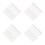 4Pcs White Marker Crayons for Fabric Sewing No Sharpening Tailor Tools 4
