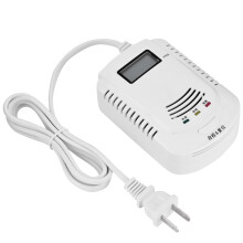 Carbon Monoxide Detector Plug In Wall With Backup Battery Support, Digital LED Display And Voice Alert Portable CO Detector With Compact Design And